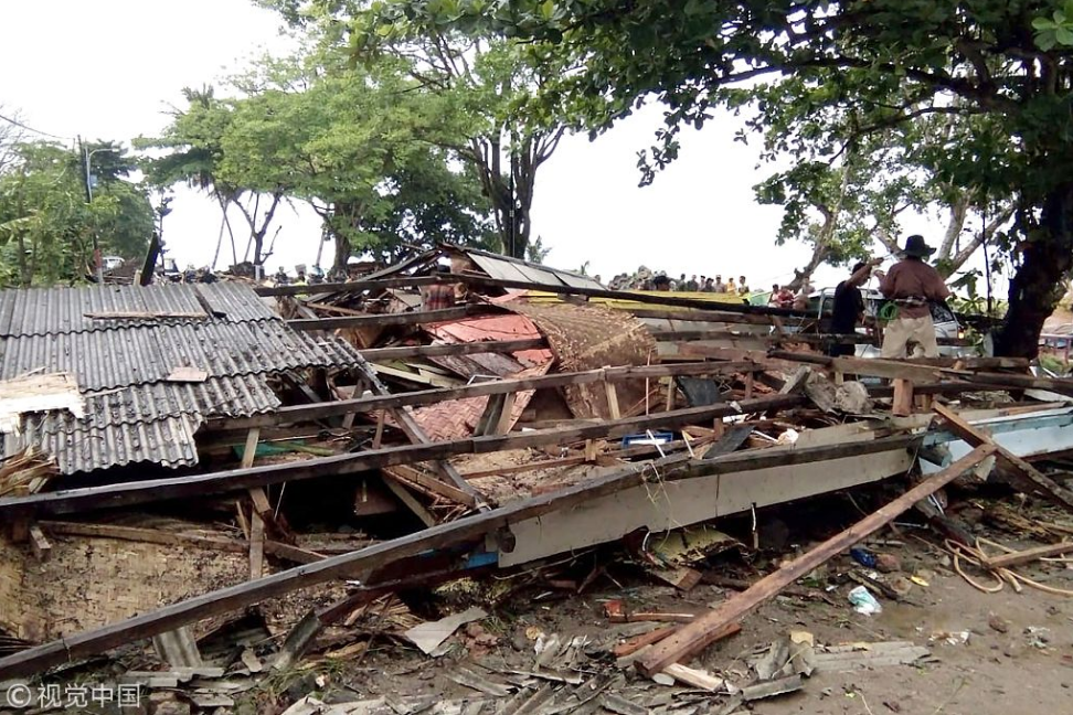 印尼海啸致168死 中使馆：未收到中国公民伤亡报告
