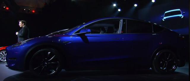 售价3.9万美金—6万美金，特斯拉Model Y全球首发