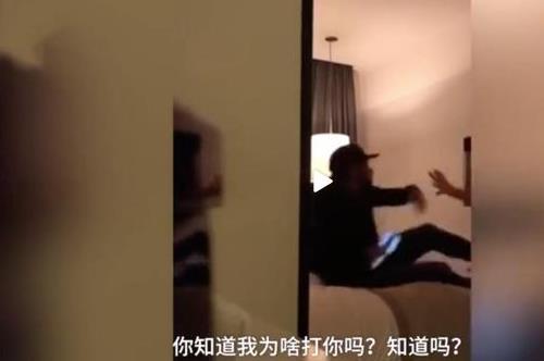 内马尔宾馆视频曝光 二人在房间争执女方大打出手