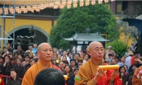 临济宗传法大典圆满 栖霞古寺百岁长老登座传法