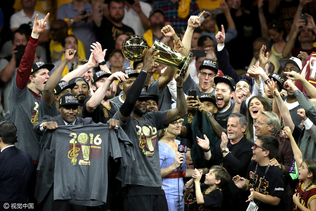 2016年NBA总局赛颁奖-骑士队史首冠