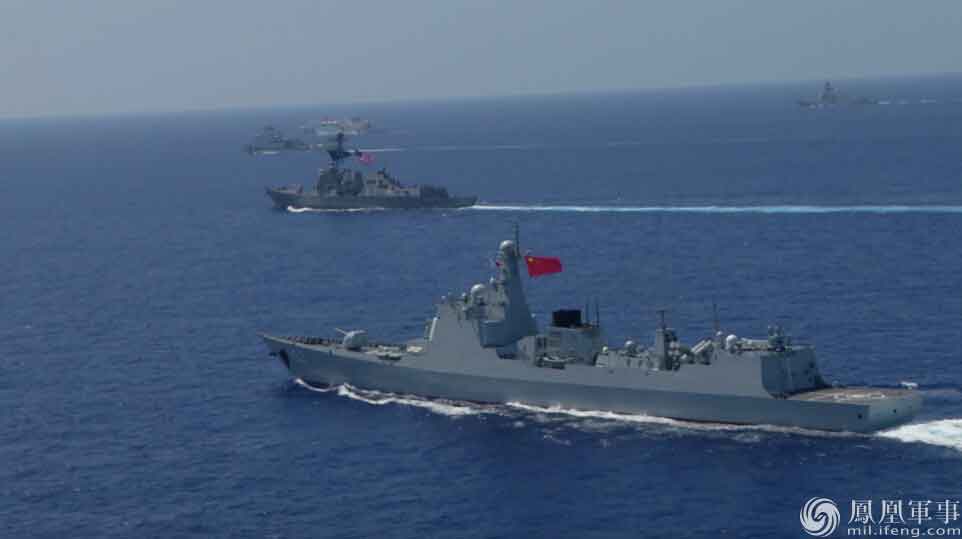 直击环太之八：中国海军舰艇编队抵达珍珠港