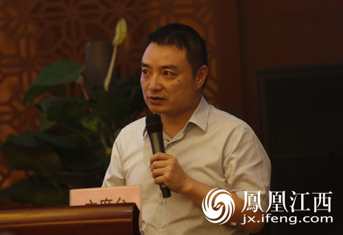 博金贷副总经理,博金学院院长朱旻演讲(王东摄)