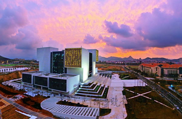 航拍山东大学青岛校区