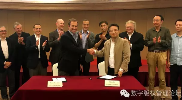 中国影视数字版权管理论坛与美电影协会签《备忘录》
