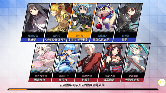 热血二次元人物