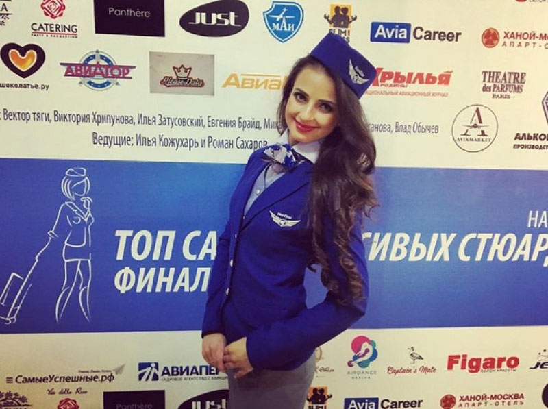 俄罗斯选出最美空姐 26岁西伯利亚姑娘夺冠