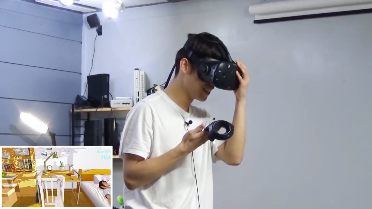 韩国俩小哥花式试玩《VR女友》 老司机超兴奋(图文)_广州频道_凤凰网