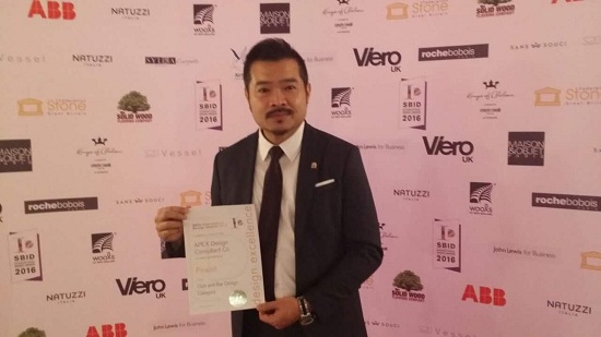 2016年香港设计师陈子俊凭一个项目获国内外17项大奖