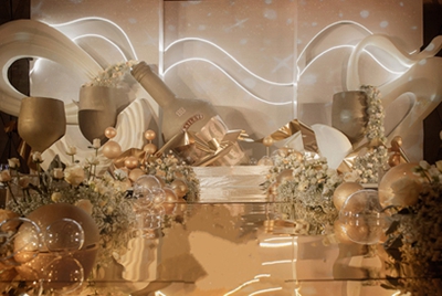 青岛海尔洲际酒店花艺情人节