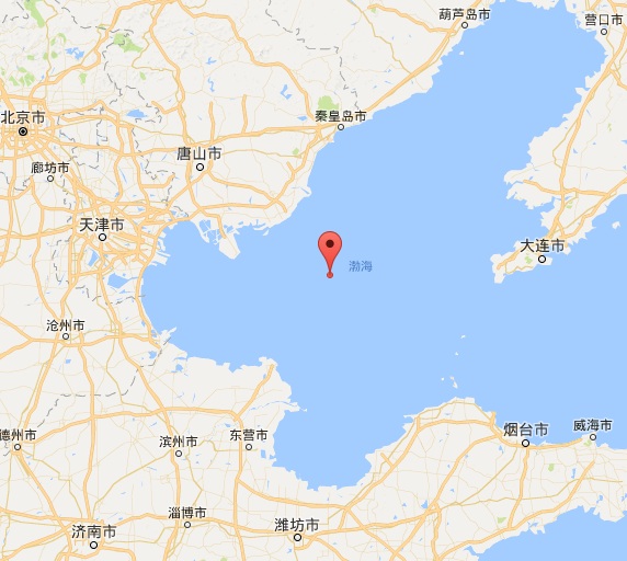 渤海海域发生4.2级地震