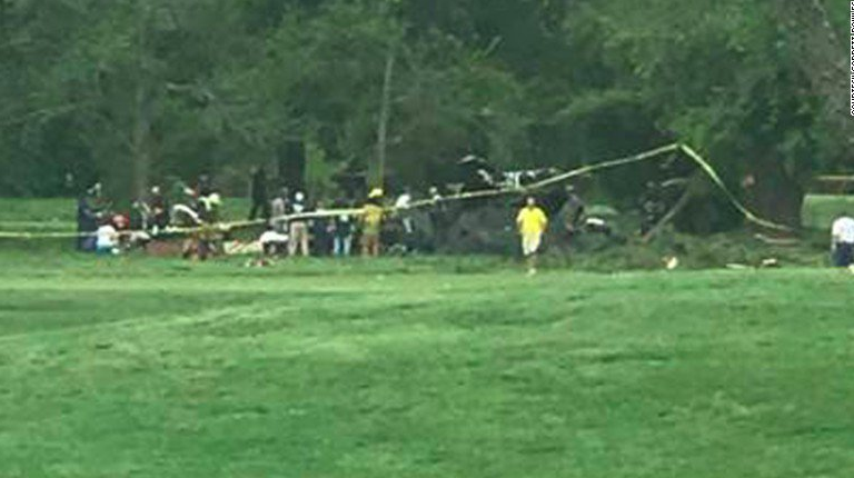 美“黑鹰”直升机在华盛顿附近坠毁 致1死2伤(图)