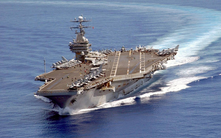 韩海军：美国卡尔·文森号结束任务 将驶离日本海