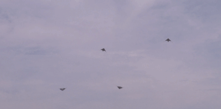 原来风筝还能飞出战斗机的感觉!