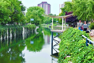 北京：违建拆后变公园 转河将现1.5公里绿色长廊