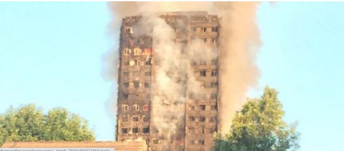 伦敦消防: 大楼火灾致数人死亡 具体数字无法确定