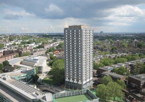 伦敦起火大楼共有120套公寓 超过200人居住(组图)