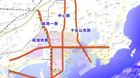 同时,还有中铁十局负责的青岛董家口港区疏港铁路工程等五项工程,总图片