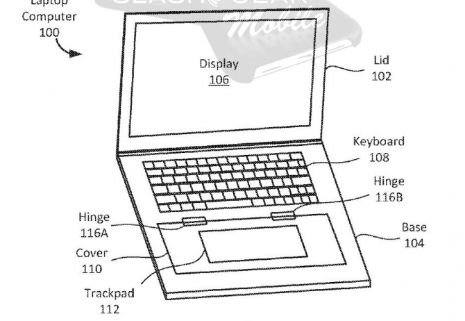 谷歌笔记本新专利：平板模式下磁性铰链可覆盖键盘区域