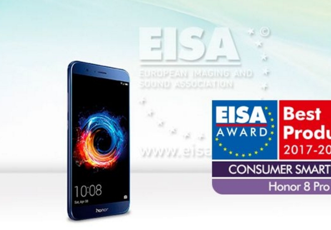 EISA：S8获最佳智能手机 荣耀8 Pro获最佳消费者手机