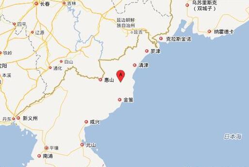 朝鲜附近发生地震疑似核试验 威力增加数十倍