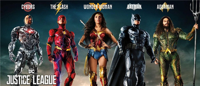 《正义联盟》10.26集结北京 蝙蝠侠神奇女侠闪电侠齐现身