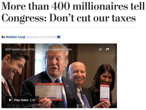 索罗斯联名数百位美国富豪请愿：别为我们减税