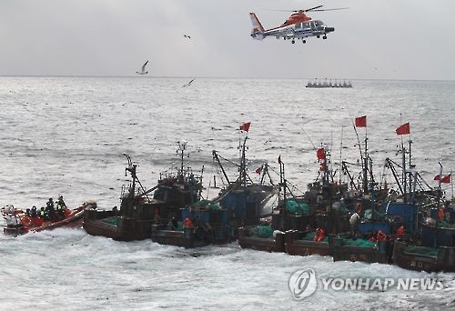 韩海警200余发子弹射向40余艘中国渔船 北京表态(图)