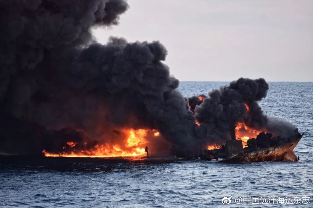 “桑吉”轮燃油会在海底缓慢泄漏 污染十几年甚至几十年