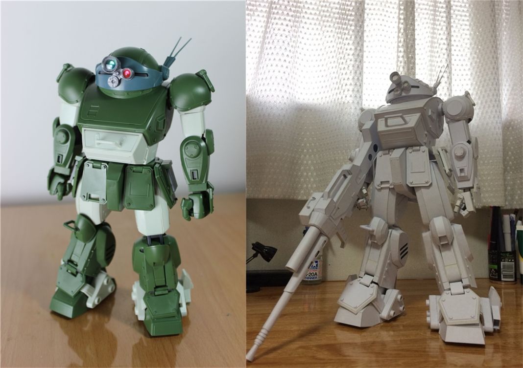 岛国学生制作精美装甲骑兵纸模 还原度爆表竟可变形