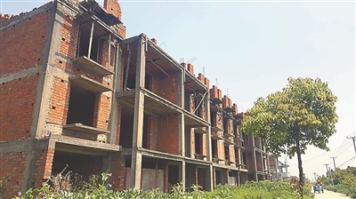 南通如皋东陈镇杨庄引资建设集居区 烂尾一拖十年