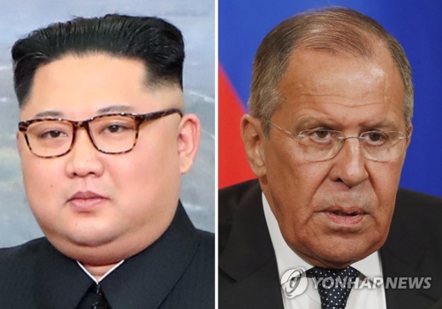 朝鲜最高领导人金正恩接见俄外长