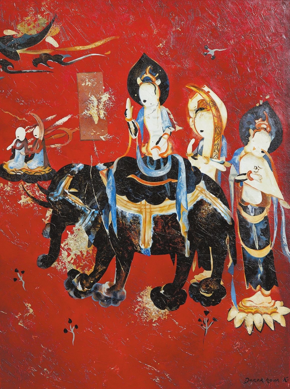——"俄罗斯画家画敦煌系列油画专题展"作品选 福田经变卡夫雷