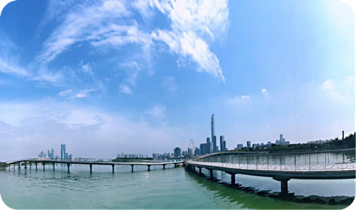 苏州金鸡湖环湖步道即将全面对外开放