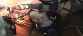 消防员下45米深井救人后昏厥