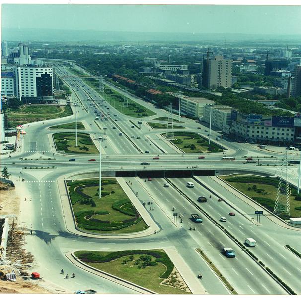 陕西光影40年 立交桥让城市交通从平面走向立体