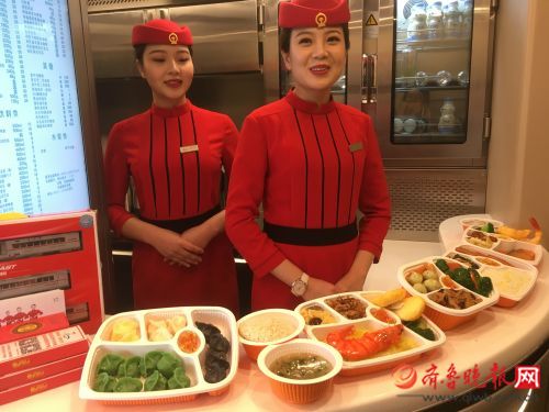 从青岛大虾到济南把子肉：济青高铁上美食汇聚