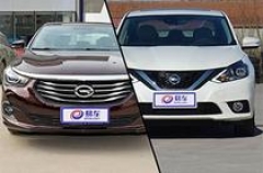 传祺GA6对日产轩逸 13万选高配中级车？