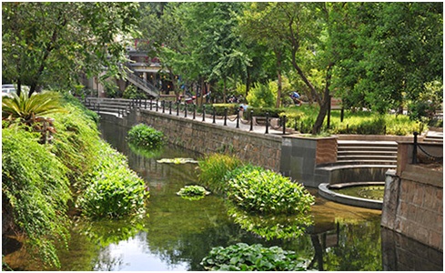 环滨桂巷路景观休闲街段（普陀区委宣传部提供）