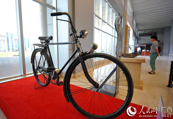 民国时期用警察用的自行车（宋延康/摄）