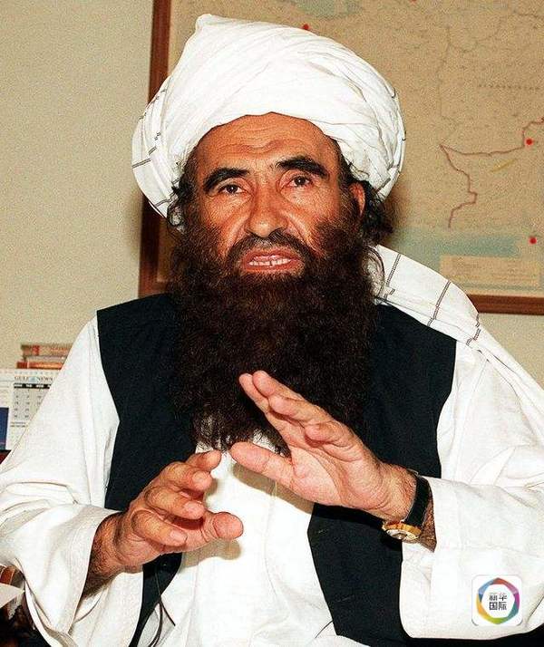 　　阿富汗军阀贾拉勒丁·哈卡尼。（2001年拍摄，图片来源：新华/法新）