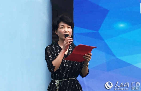 浙江颐之扬教育科技有限公司叶素琴董事长在启动仪式上致辞