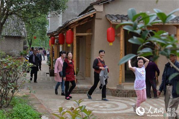 游人在参观徐治湾的特色农家小巷。吴毅摄