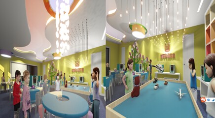 创梦实验教室效果图