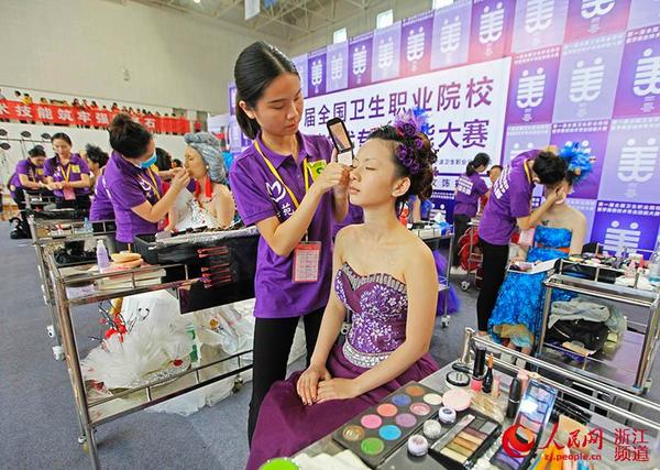全国医学美容技术专业技能大赛在宁波举行(图