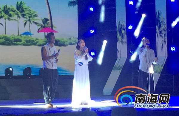 　　第五届“大海歌曲”电视大奖赛总决赛现场。南海网记者徐静涵摄