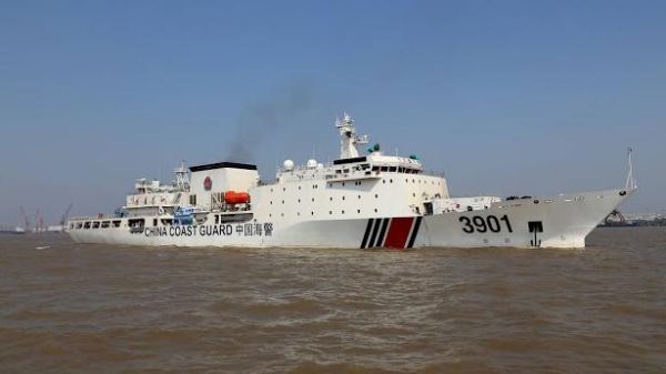 资料图：中国海警船“海警3901”(日本外交学者网站)