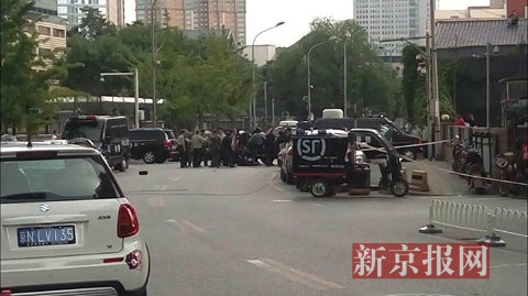 美国大使馆外发现可疑包裹 北京警方排除有爆