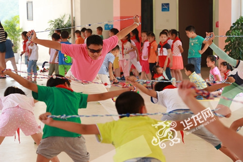 活动现场 珊瑚鲁能小学供图 华龙网发