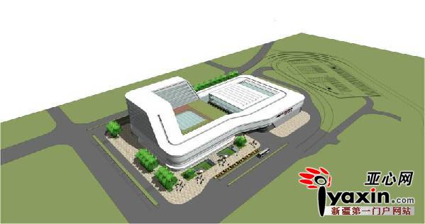 高铁长途汽车站效果图